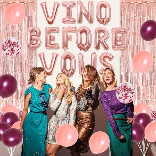 Wine Themed Bachelorette Party Decorations Set