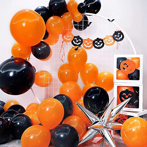 FOTIOMRG 110pcs Orange Balloon Garland Kit