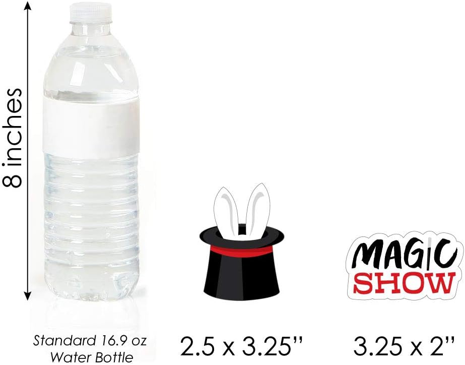 Ta-Da Magic Show Birthday Party Cut Outs 24 Count