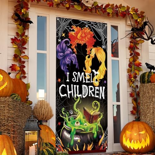 Hocus Pocus Door Cover Sanderson Sisters Halloween Banner