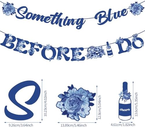 Something Blue Before I Do Banner for Women Girl