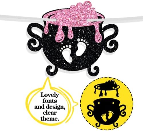 Witch or Wizard Banner Halloween Baby Shower Decor