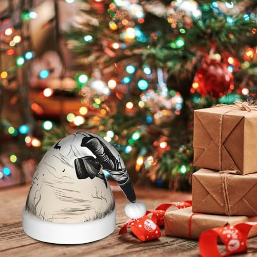 QinZheng Halloween Witch Flying Santa Hat for Women
