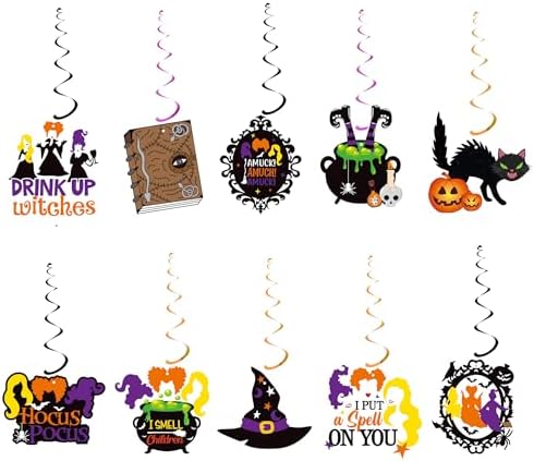 30pcs Hocus Pocus Decorations for Halloween Party