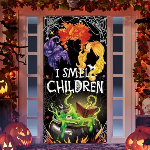 Hocus Pocus Door Cover Sanderson Sisters Halloween Banner