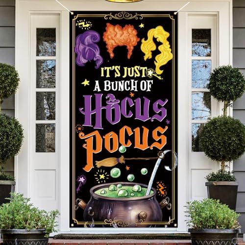 Hocus Pocus Sanderson Sisters Halloween Door Cover Banner
