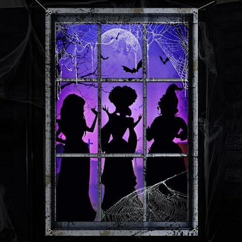 Bunny Chorus Halloween Window Banner 31x47 Inch
