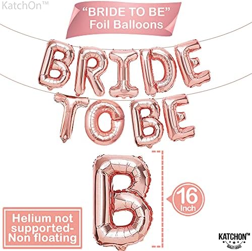 Rose Gold Bride To Be Balloons Pack of 17