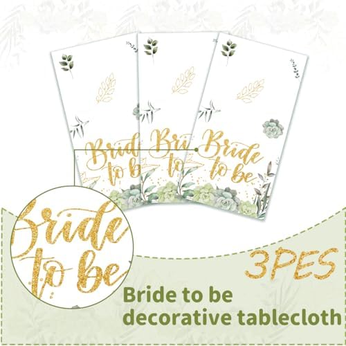 Sage Green Bridal Shower Tablecloths 3 Pack 54x108 Inch
