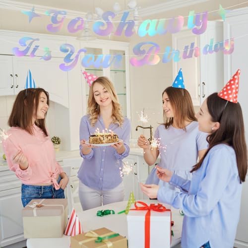 Go Shawty Birthday Banner Iridescent Party Decoration