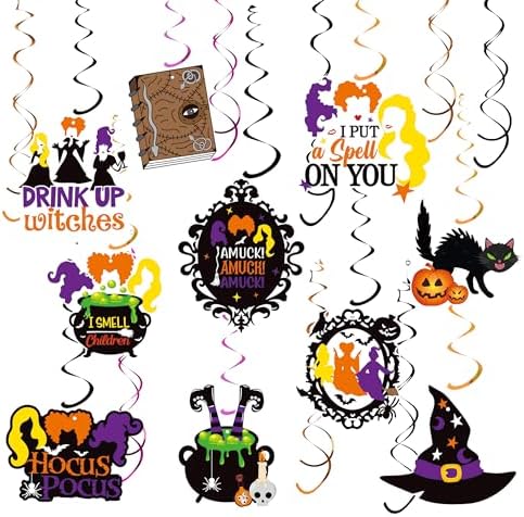30pcs Hocus Pocus Decorations for Halloween Party