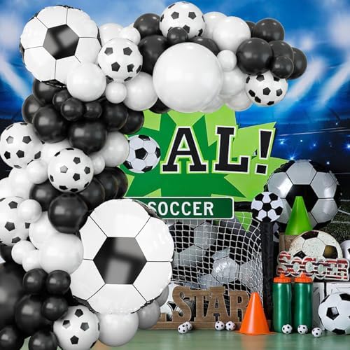 TAOYE Soccer Balloon Arch Kit 94pcs