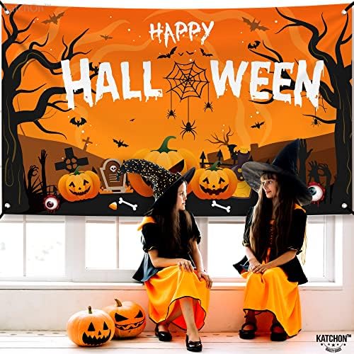 KatchOn Xtra Large Halloween Banner 72x44 Inch