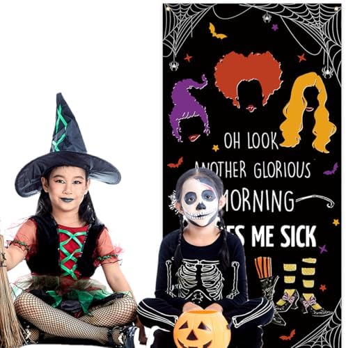 Flaircave Hocus Pocus Witch Sisters Door Banner Halloween Decor