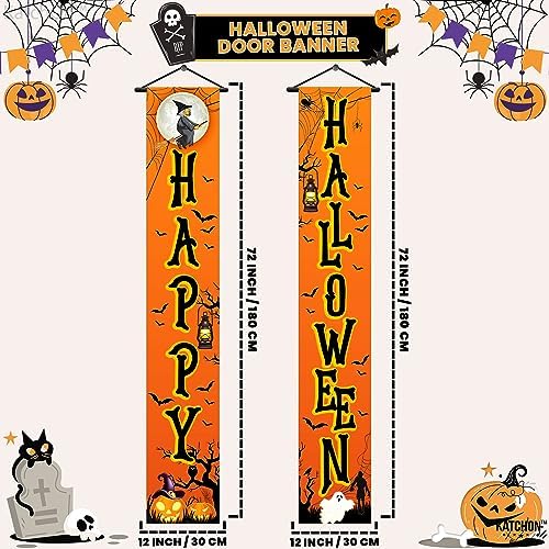 KatchOn Happy Halloween Door Banner XtraLarge