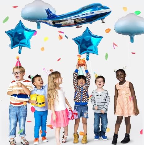 31inch Large Airplane Balloon Birthday Decoration Set