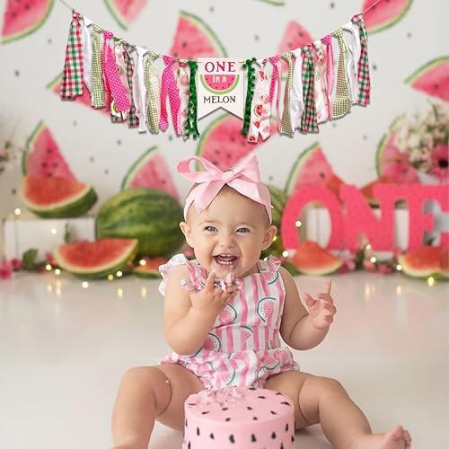 Watermelon High Chair Banner - Fun Birthday Decor