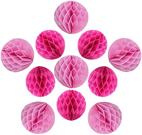 YLYs Love 20pcs Honeycomb Paper Balls Wall Decor