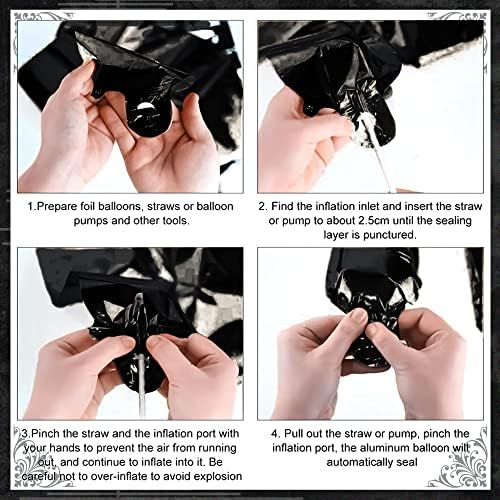 LaVenty Gothic Bachelorette Party Balloon Decoration