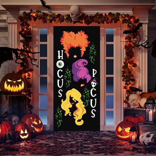 Halloween Hocus Pocus Door Cover Banner 295x71 Inches