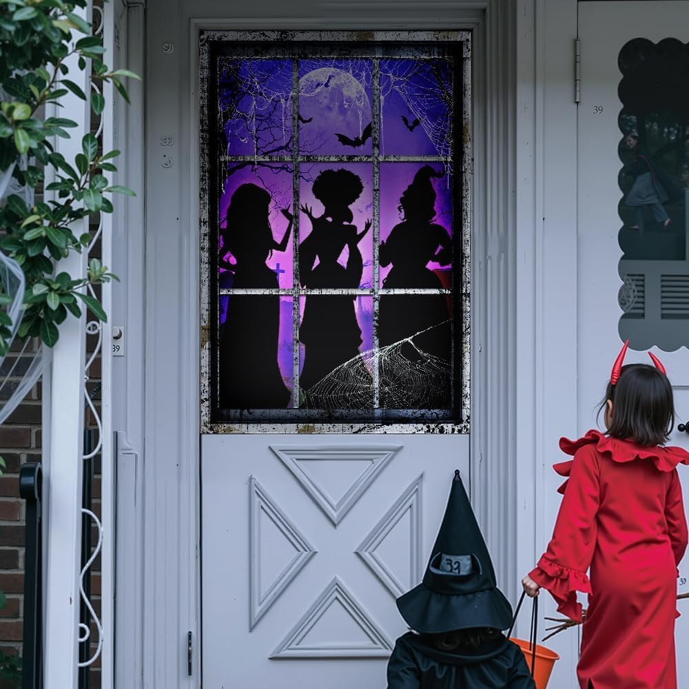 Bunny Chorus Halloween Window Banner 31x47 Inch