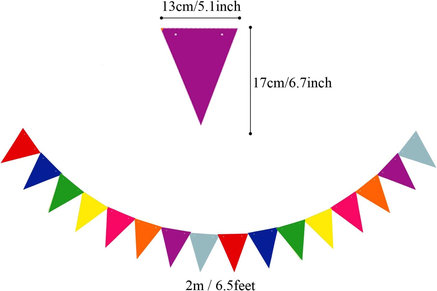 ZERODECO Multicolor Hanging Fiesta Decorations