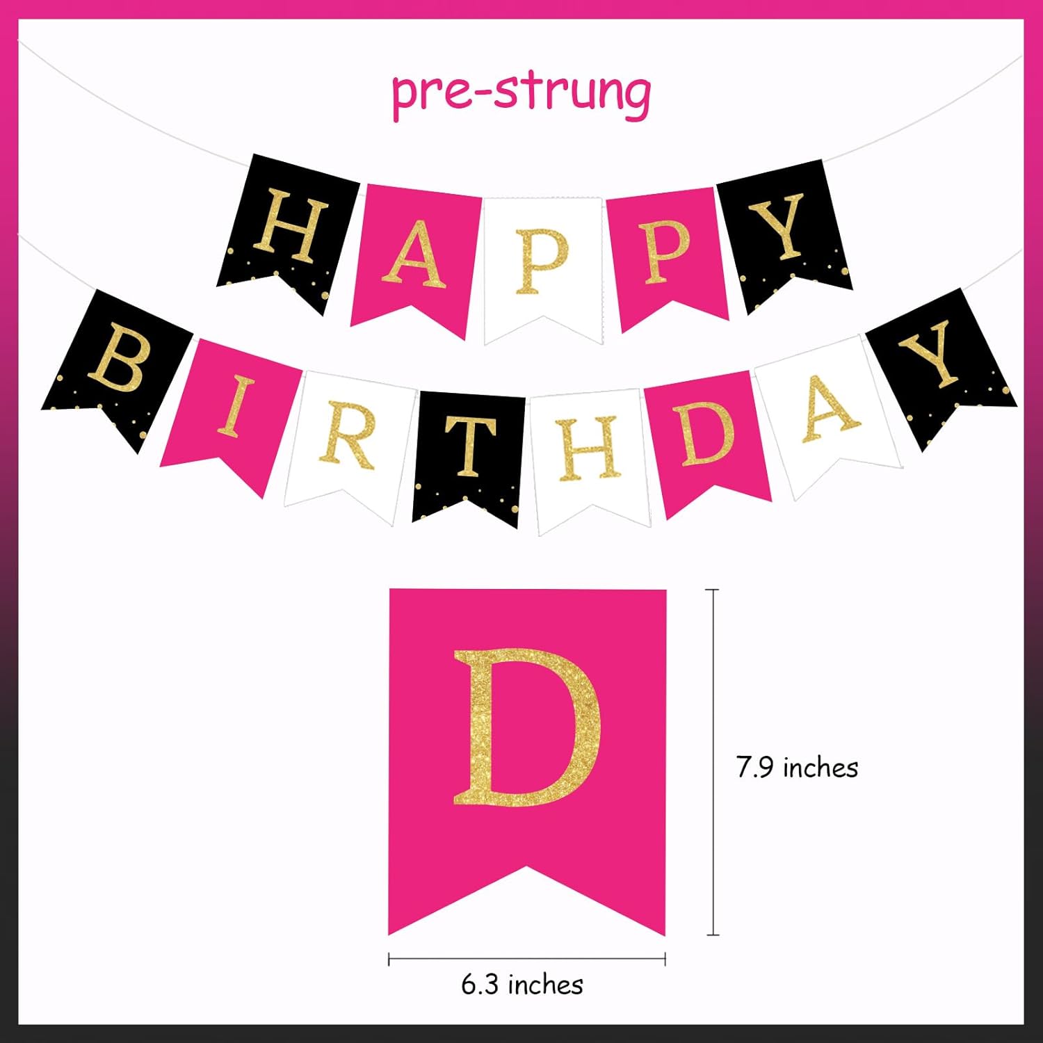 JOYMEMO 16th Birthday Decorations for Girls
