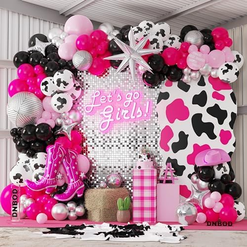 Disco Cowgirl Balloon Arch Kit 158Pcs