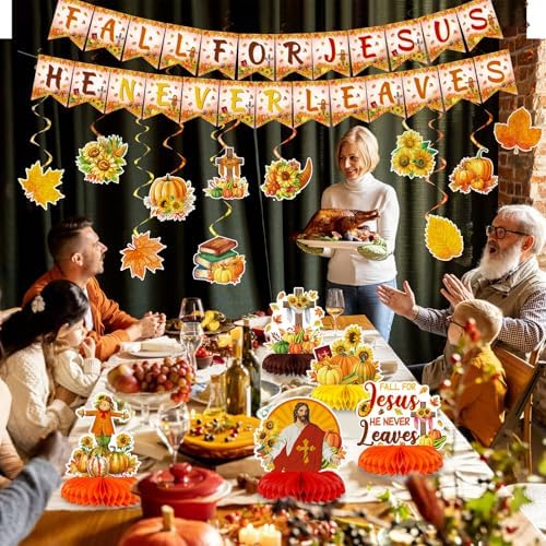 Blosssound Fall for Jesus Decorations 29 Pack
