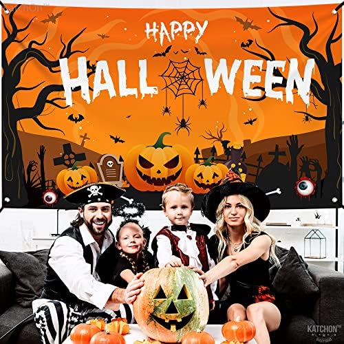 KatchOn Xtra Large Halloween Banner 72x44 Inch