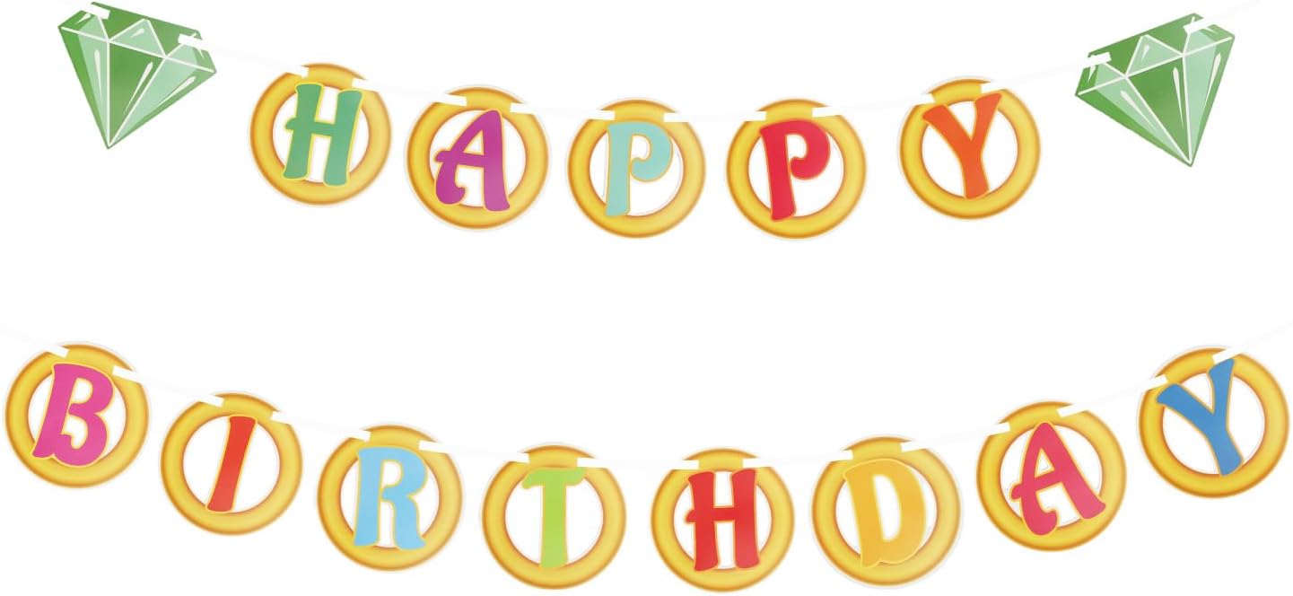 Hedgehog Birthday Banner Set Prestrung Decor for Boys Party