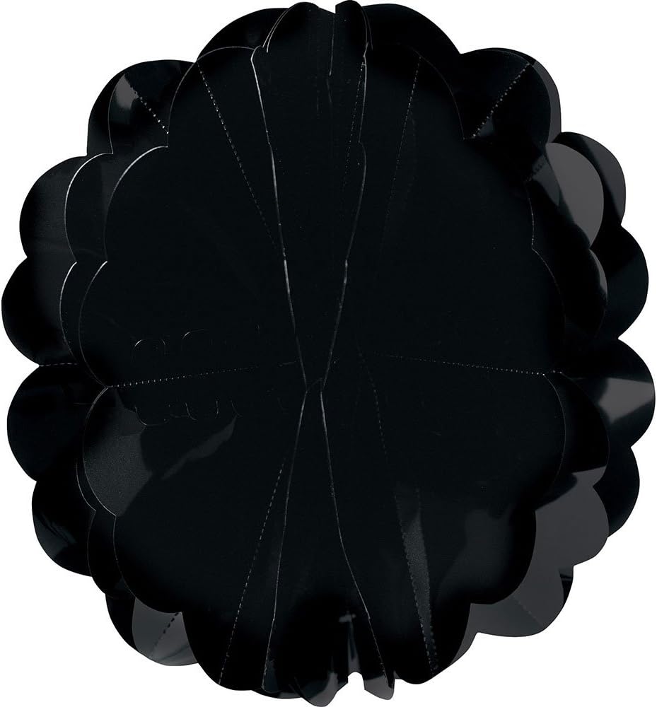 Creative Converting 16 Inch Hanging Pom Pom - Black