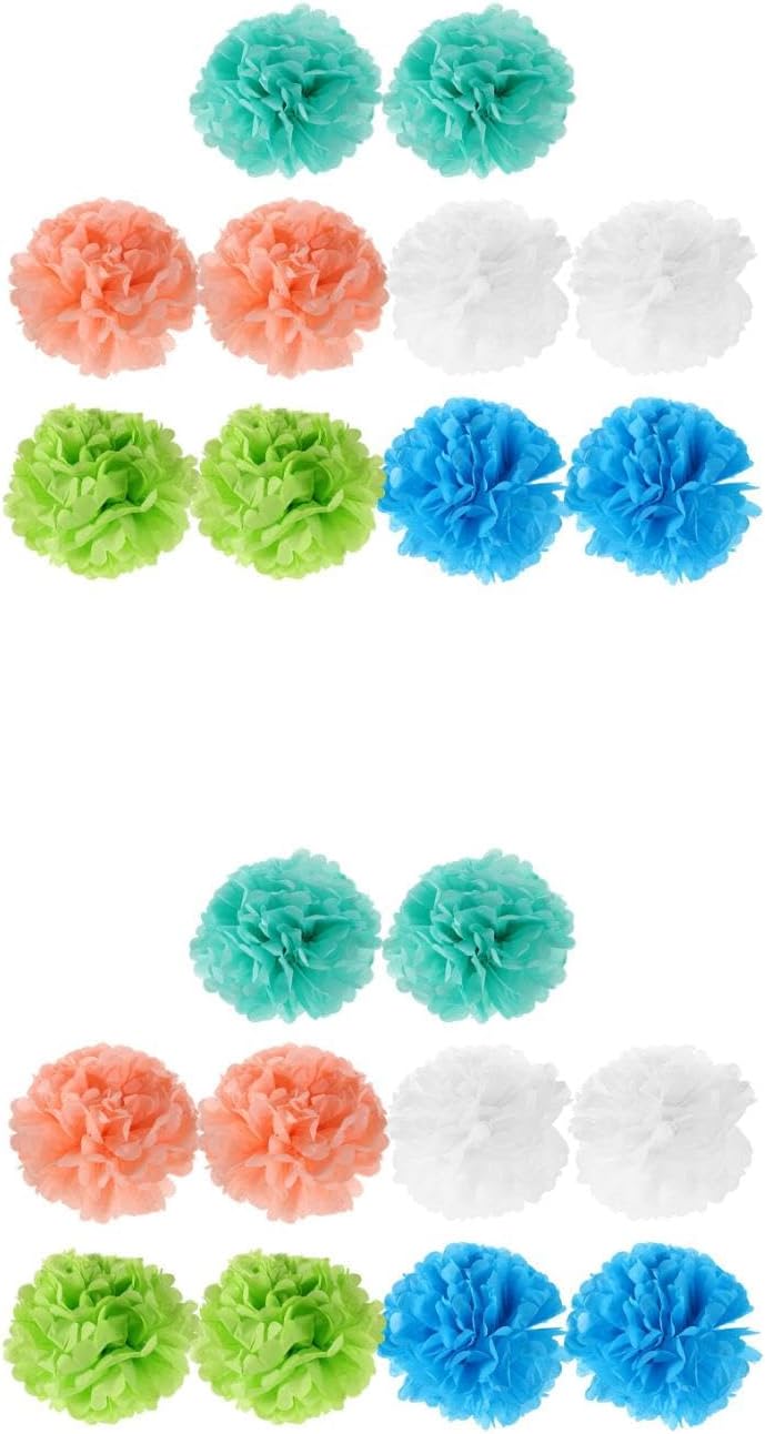 LUOZZY 20 Pcs Tissue Paper Pom Poms 30cm for Parties