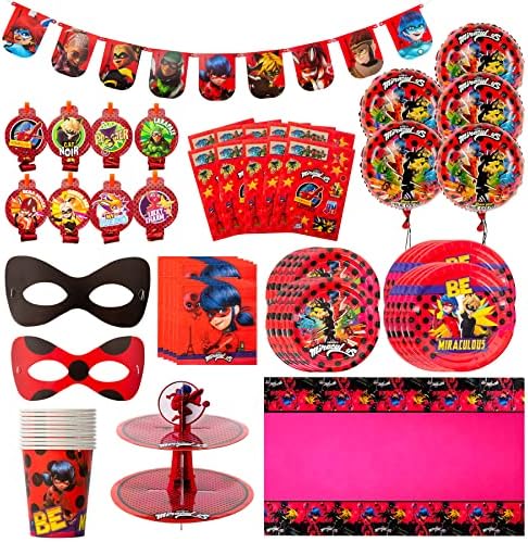 Miraculous Ladybug Party-In-A-Box Kit - Cat Noir Edition