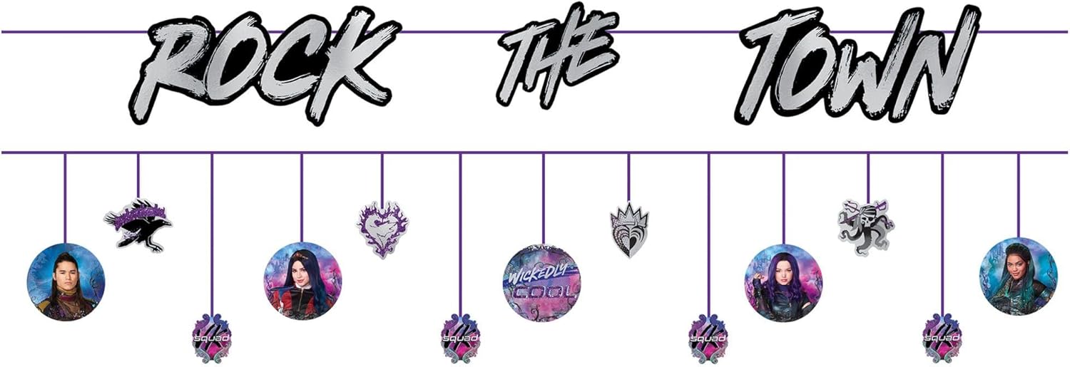 Disney Descendants 3 Rock The Town Double Banner Pack Of 2