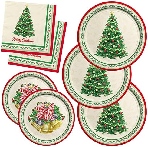 Christmas Tree Dinnerware Set for 50 Guests