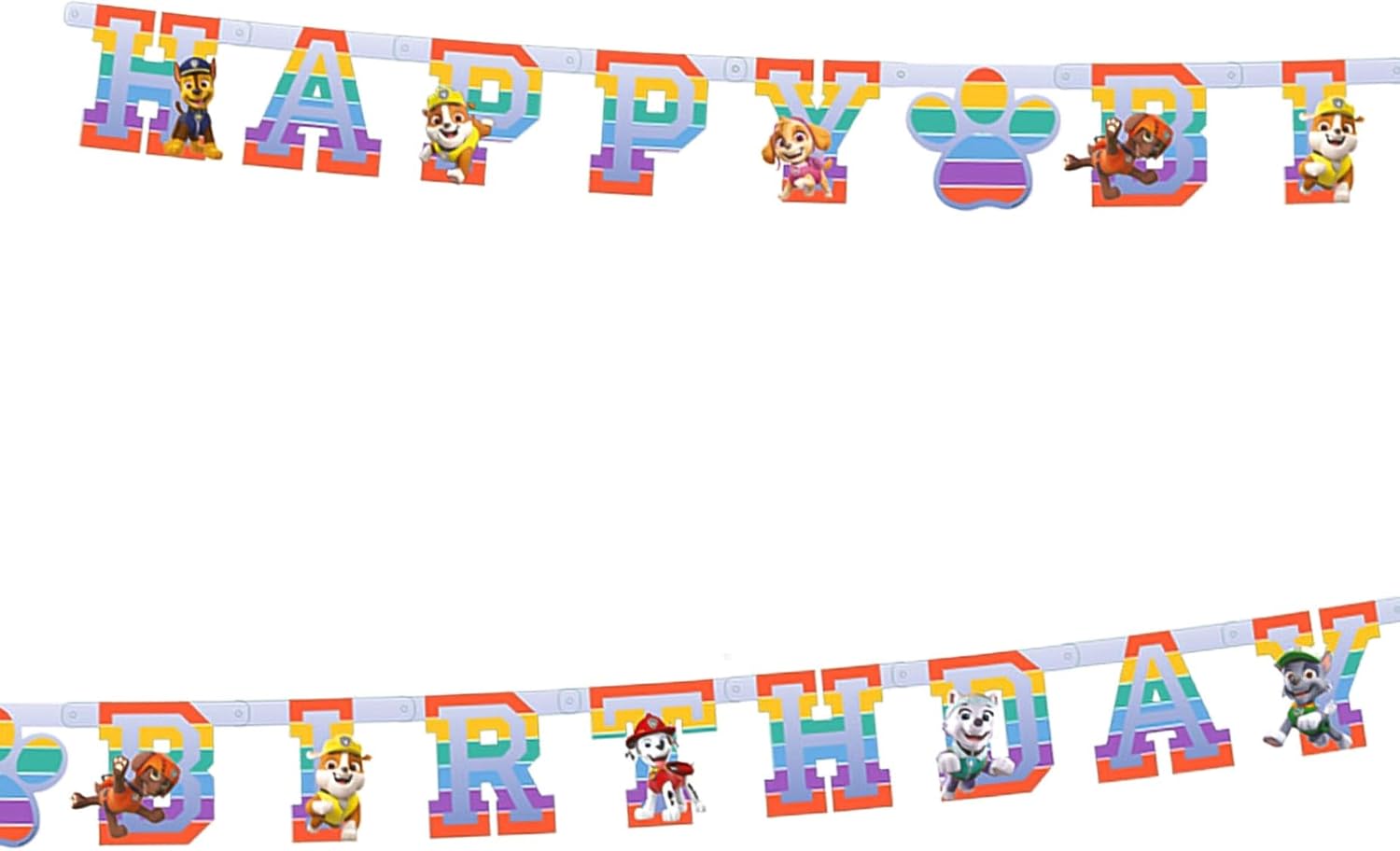 Amscan Paw Patrol Letter Banner 2022