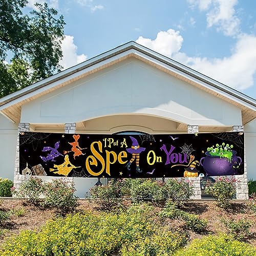 Hocus Witch Halloween Yard Sign Banner 98x2ft