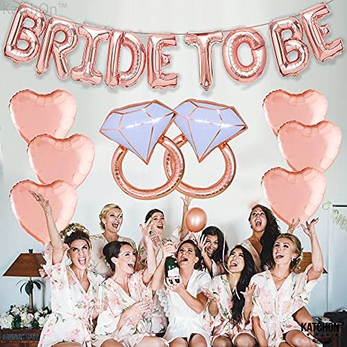 Rose Gold Bride To Be Balloons Pack of 17