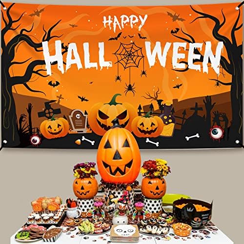 KatchOn Xtra Large Halloween Banner 72x44 Inch