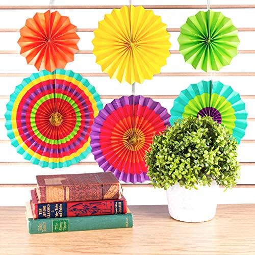 Super Z Outlet Paper Fans for Kids Party Decorations