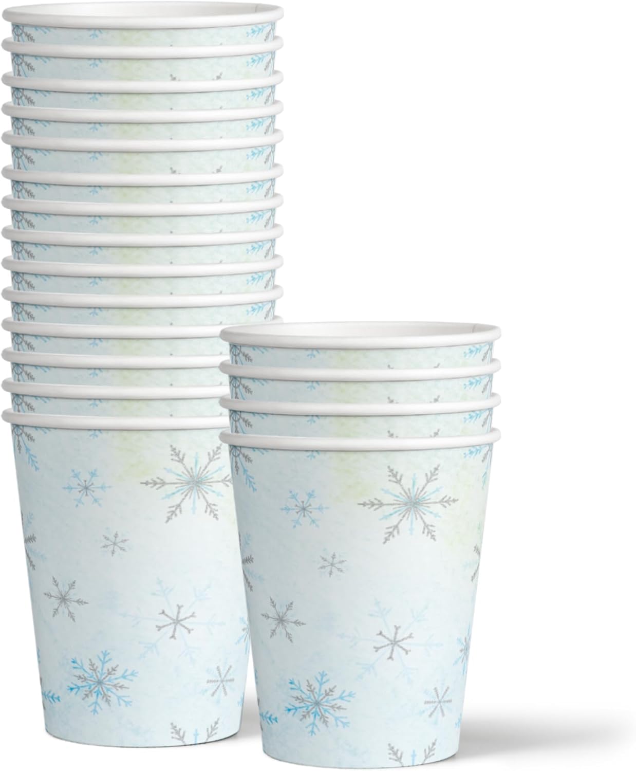 Snowman Snowflake Winter 1st Birthday Tableware Set 64 Piece