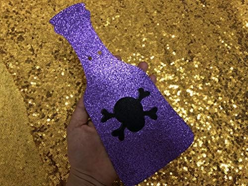 Gold Glitter Pick Your Poison Halloween Banner
