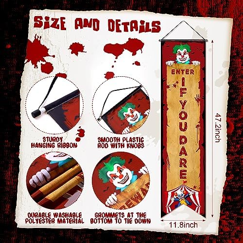 3 Pcs Halloween Carnival Party Decorations Banners