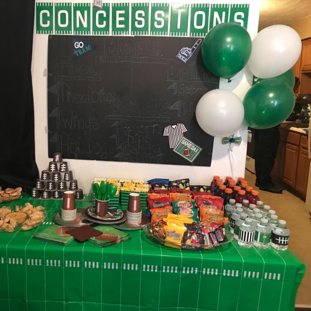 Esjay Football Tablecloth 2 Pack 54x72 for Football Party