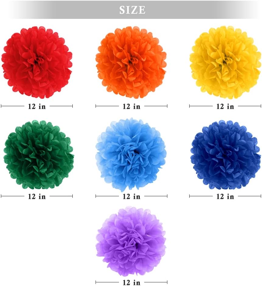 Binpeng 12 Inch Paper Flower Ball Wedding Party Decorations