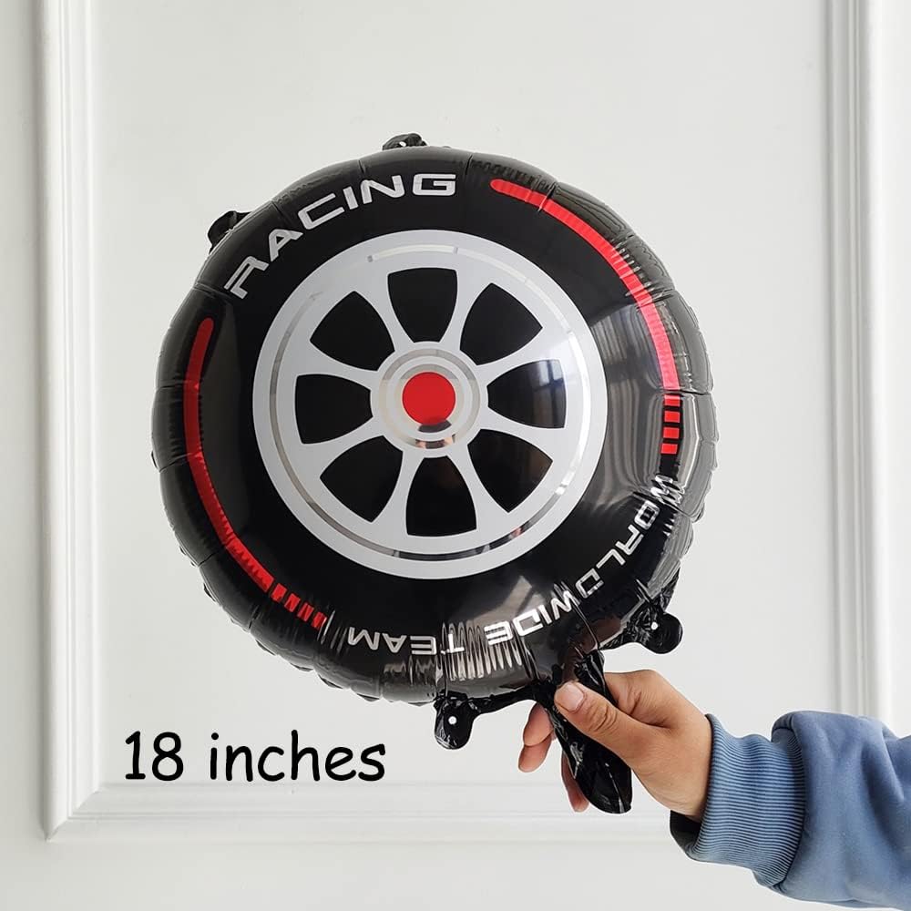 Race Car Balloon Garland Arch Kit with 166PCS Balloons