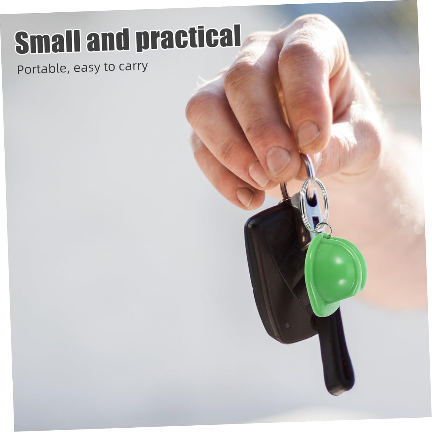 Cabilock 4pcs Mini Construction Helmet Keychain
