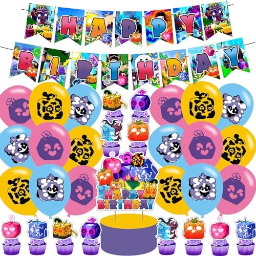 Blox Fruits Party Decorations Set