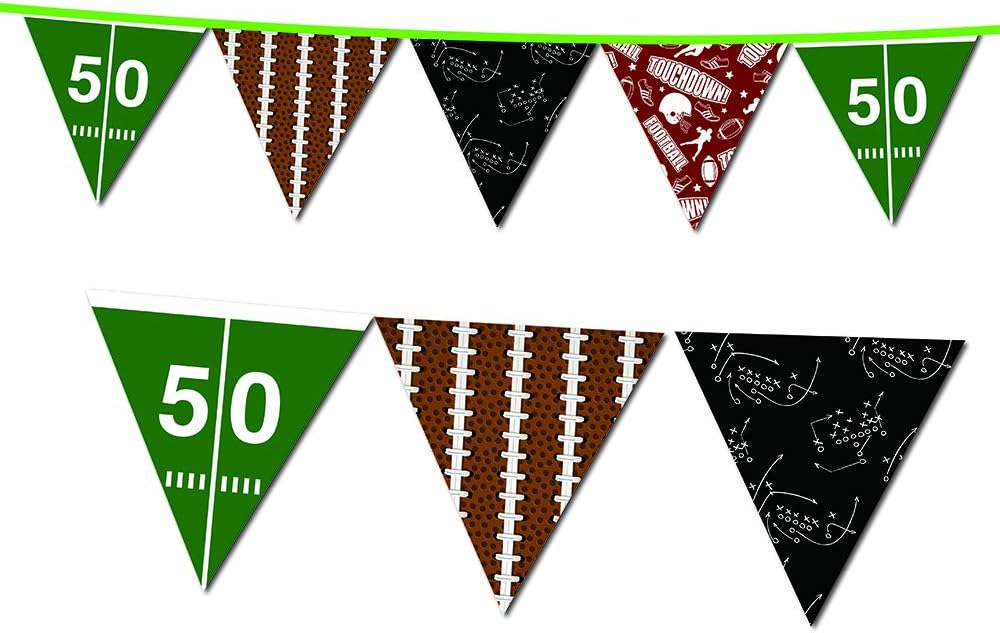 WishLife Football Theme Party Decorations Banners